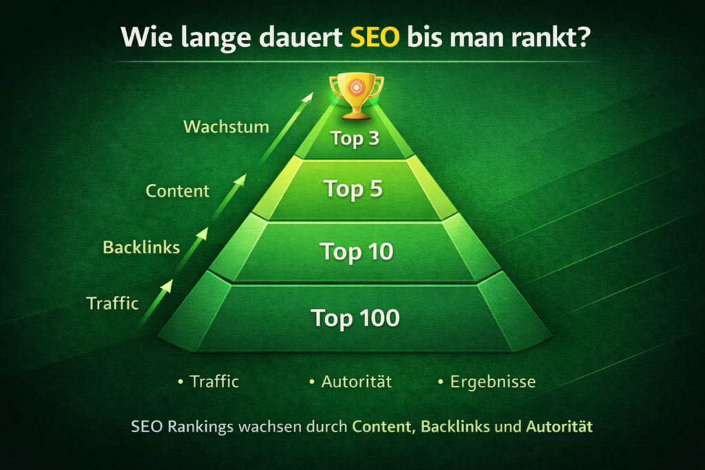 wie lange dauert seo bis erste rankings bei google entstehen
