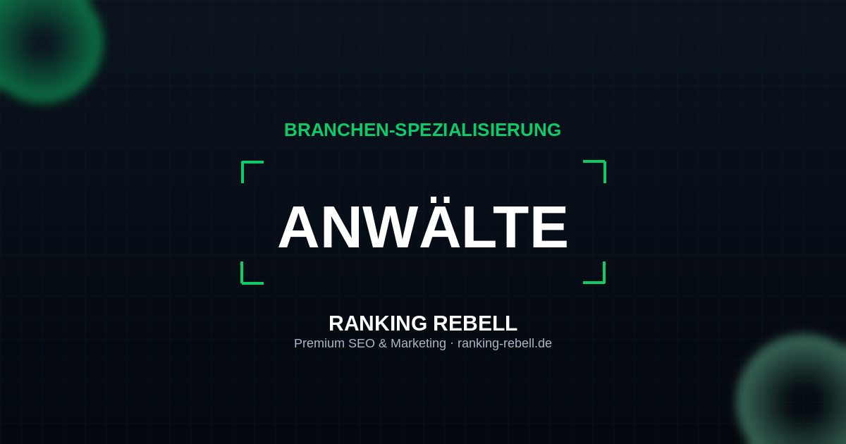 Local SEO für Anwälte - Strategischer Partner