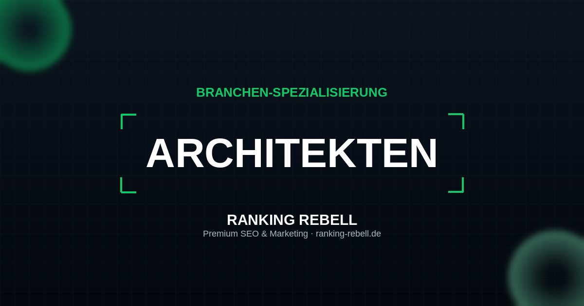 Google Ads für Architekten - Strategischer Partner