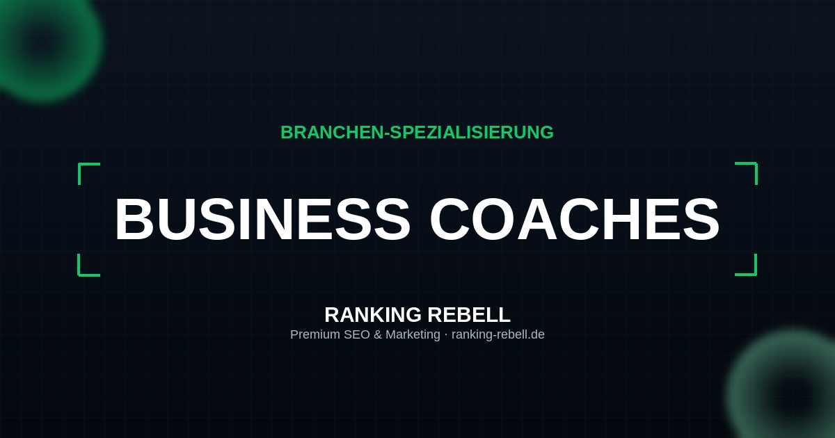 Webdesign für Business Coaches - Strategischer Partner