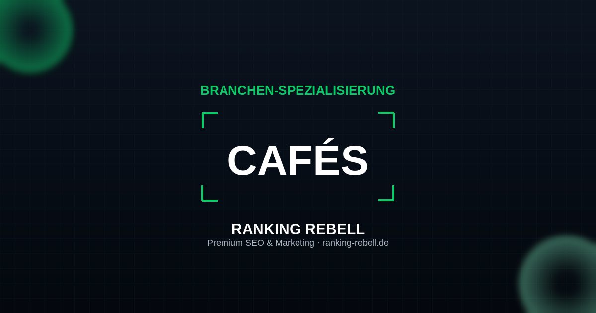 Webdesign für Cafes - Strategischer Partner