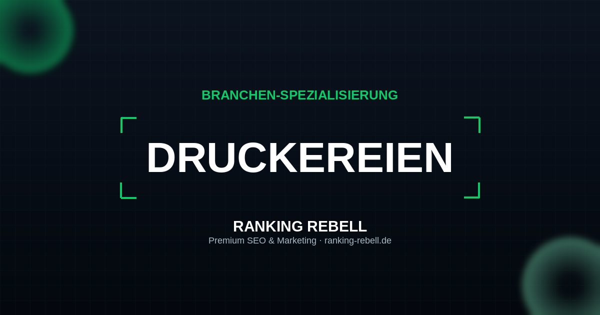 Webdesign für Druckereien - Strategischer Partner