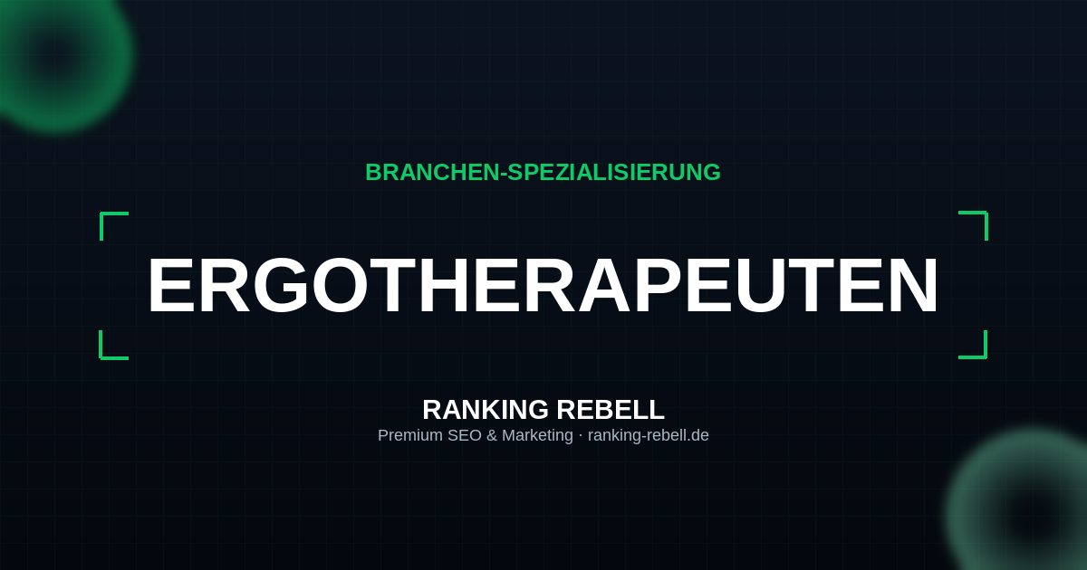 Webdesign für Ergotherapeuten - Strategischer Partner