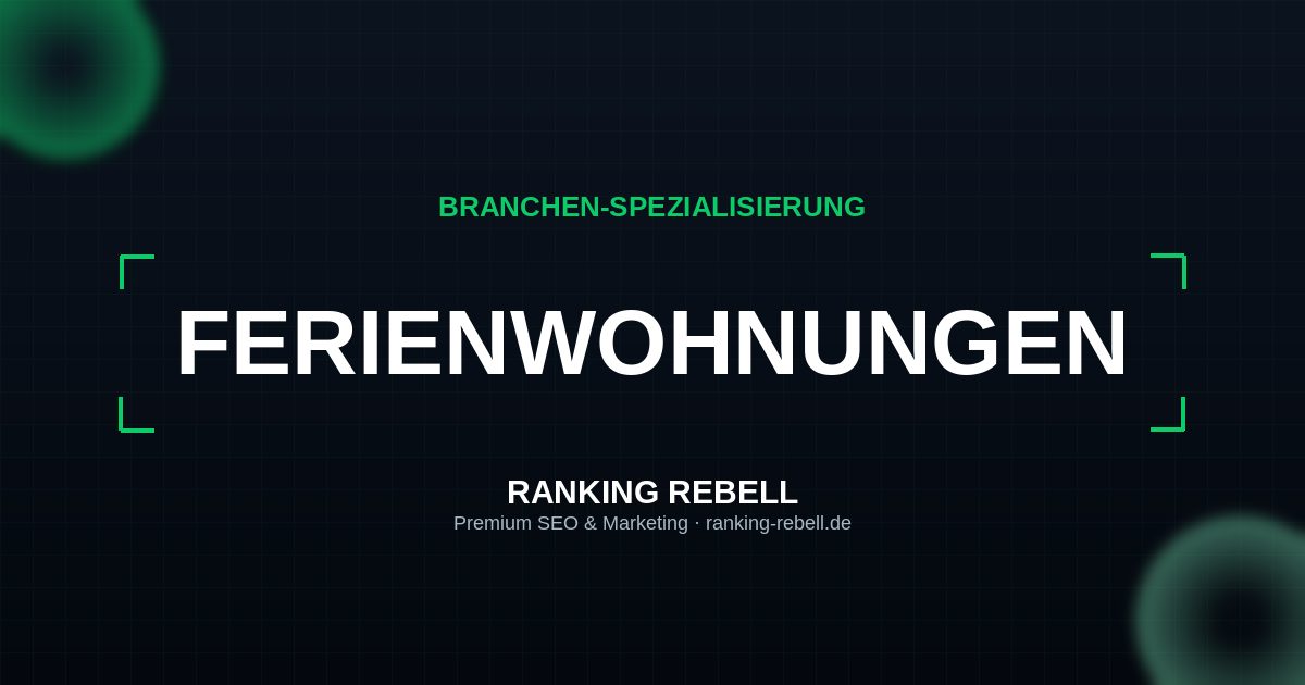 Webdesign für Ferienwohnungen - Strategischer Partner