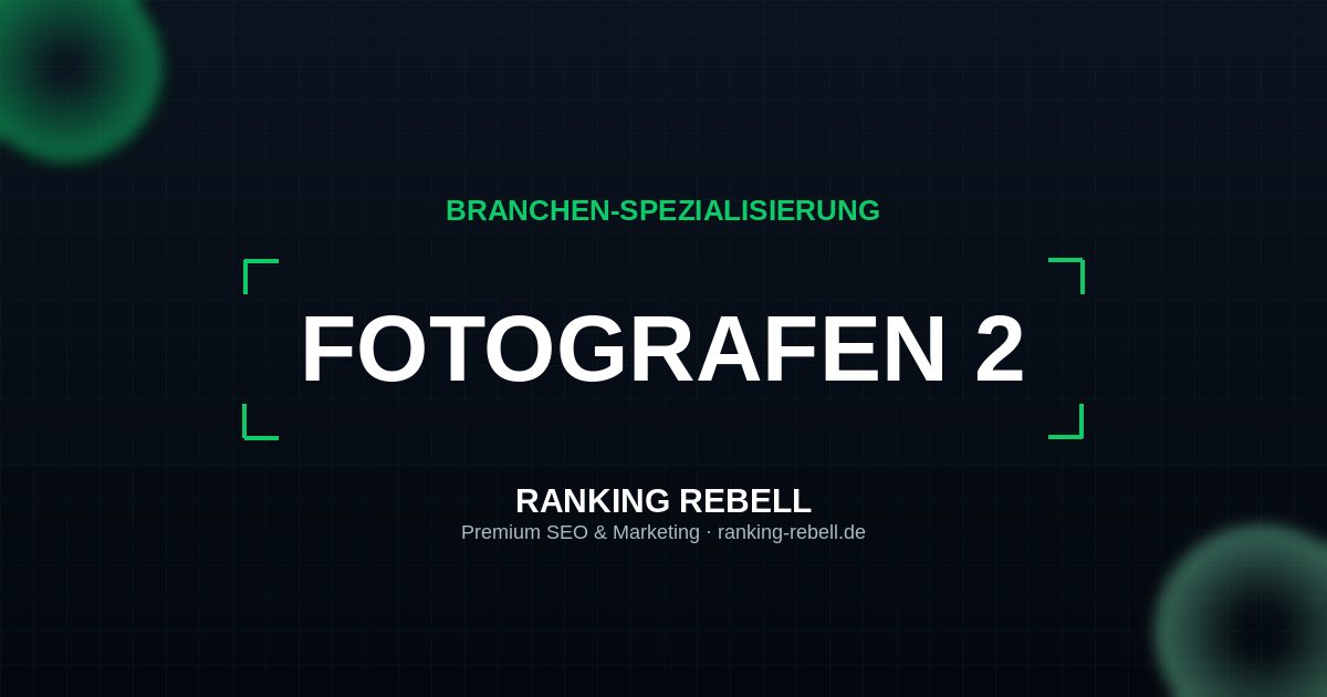 Google Ads für Fotografen