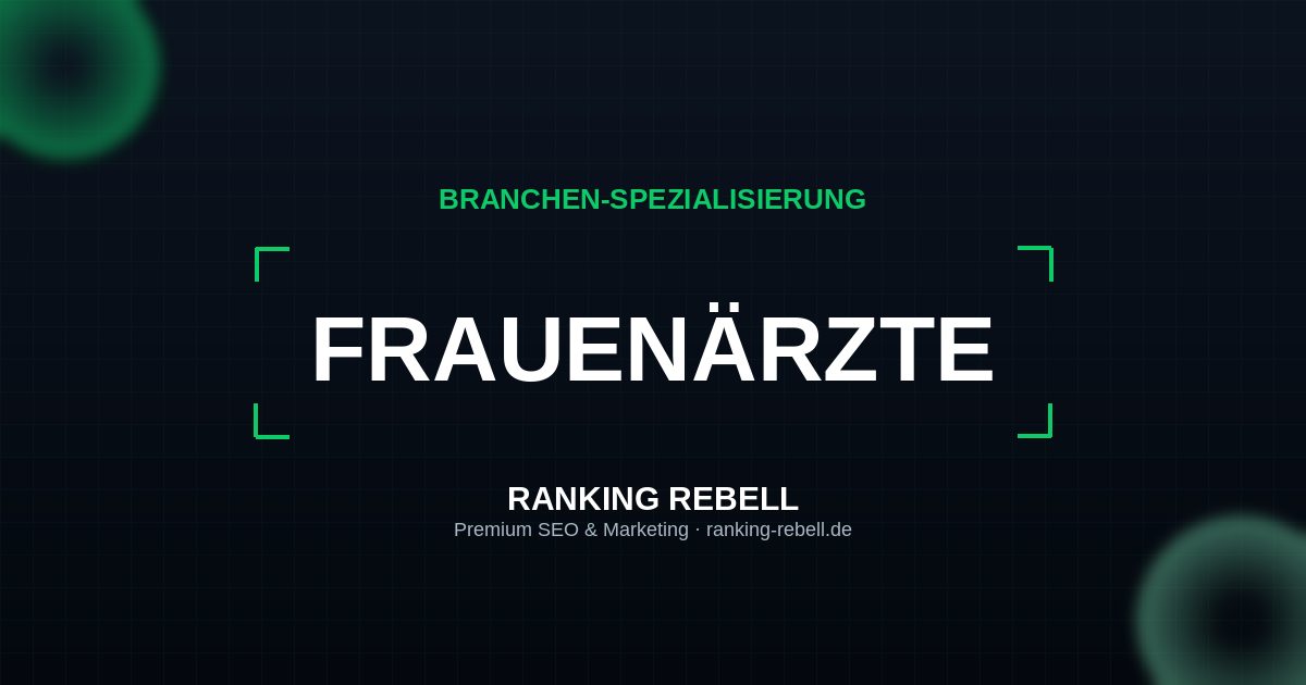 Webdesign für Frauenärzte - Strategischer Partner