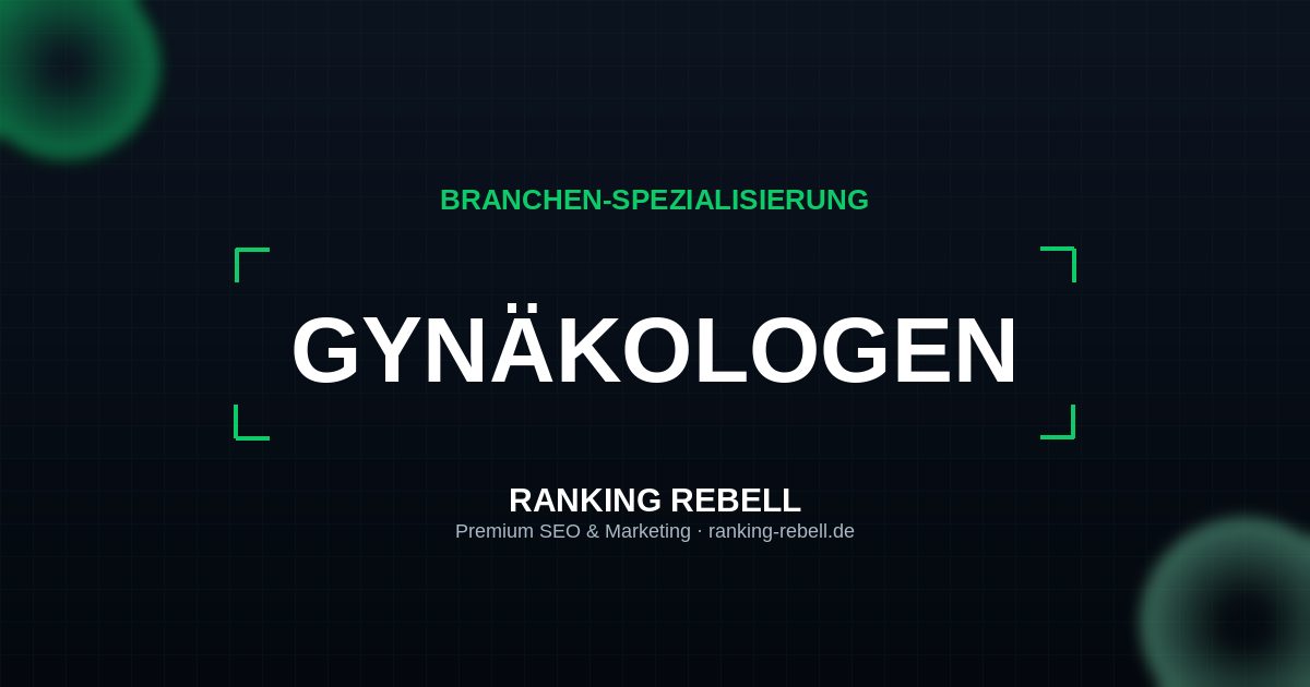 Webdesign für Gynäkologen