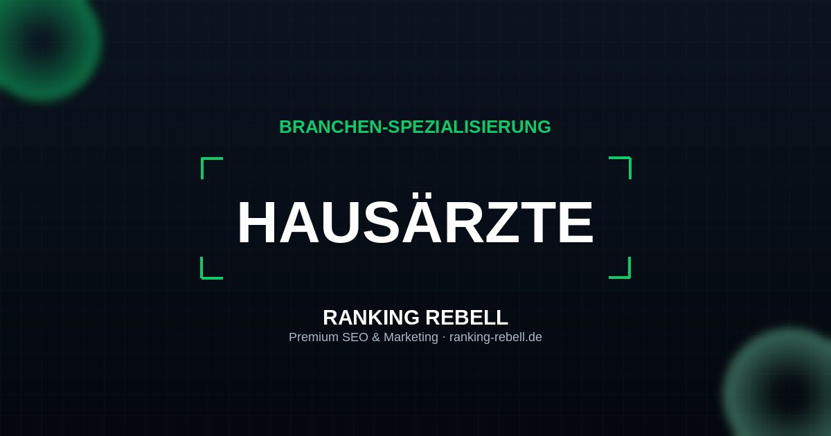 Webdesign für Hausärzte - Strategischer Partner