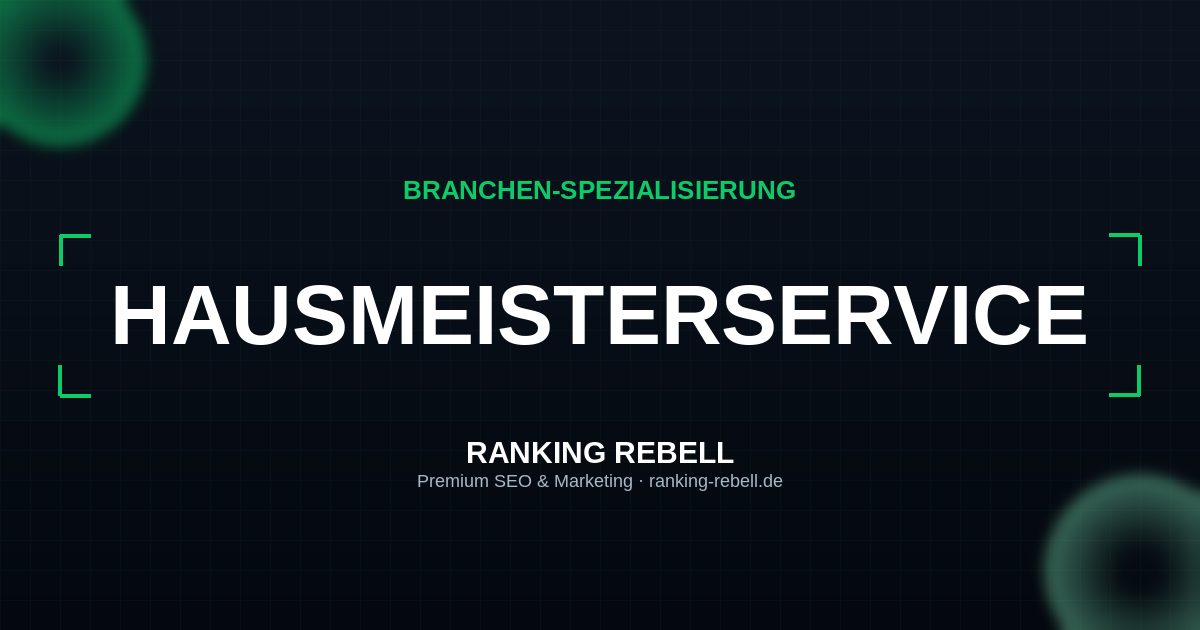 Shopify für Hausmeisterservice