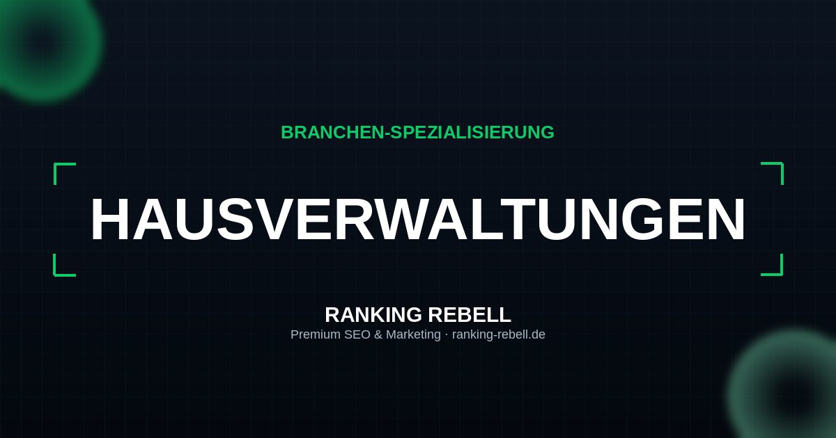 Webdesign für Hausverwaltungen - Strategischer Partner