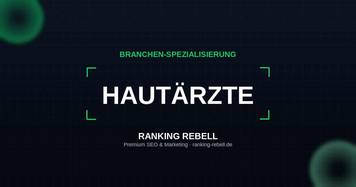 Webdesign für Hautärzte - Strategischer Partner