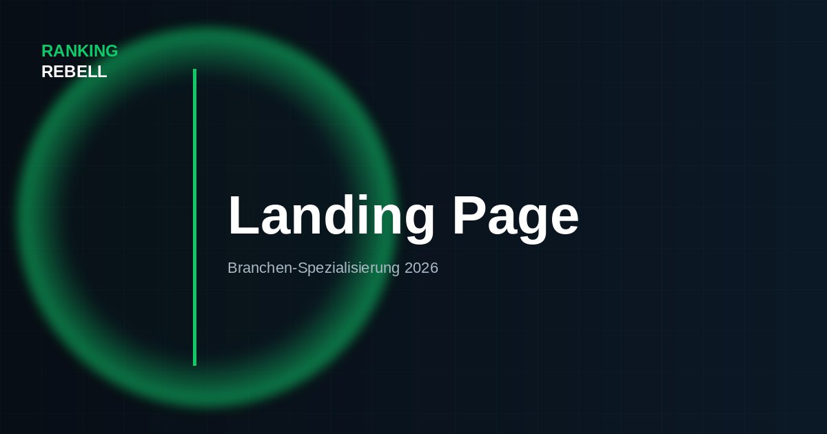 Landing Page Agentur - Spezialisierte Lösungen