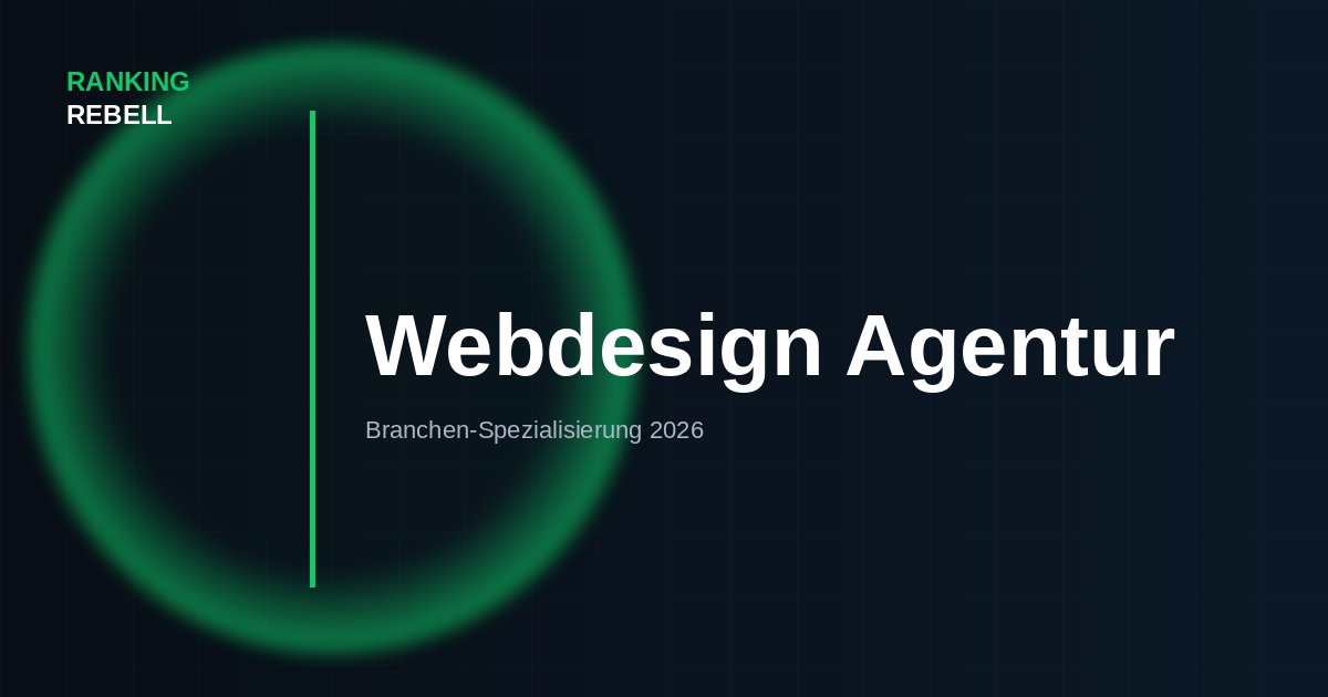 Webdesign Agentur Agentur - Spezialisierte Lösungen