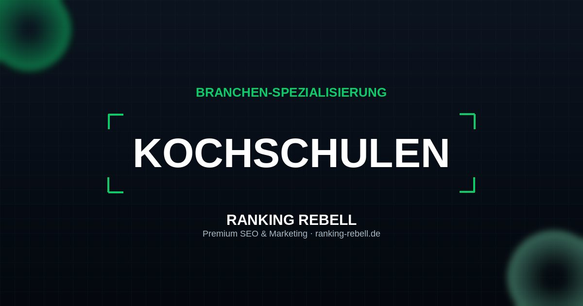 KI Marketing für Kochschulen
