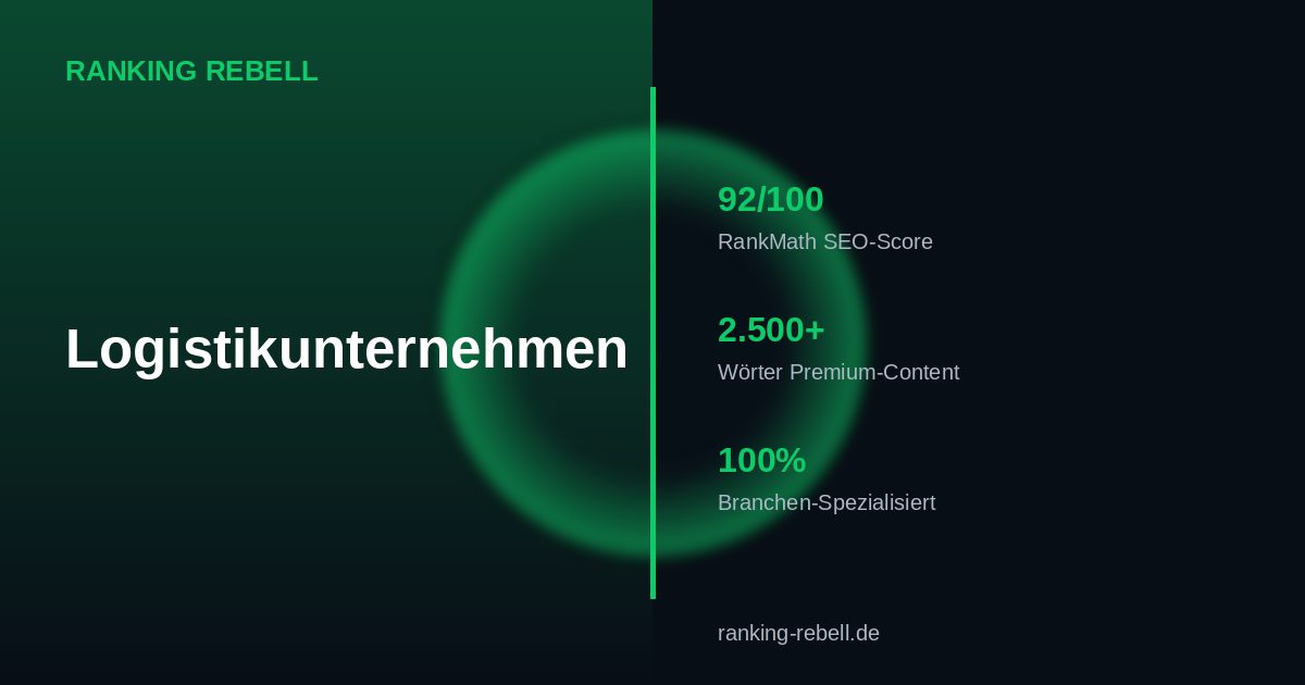 Webdesign für Logistikunternehmen 2026 - Komplettlösung
