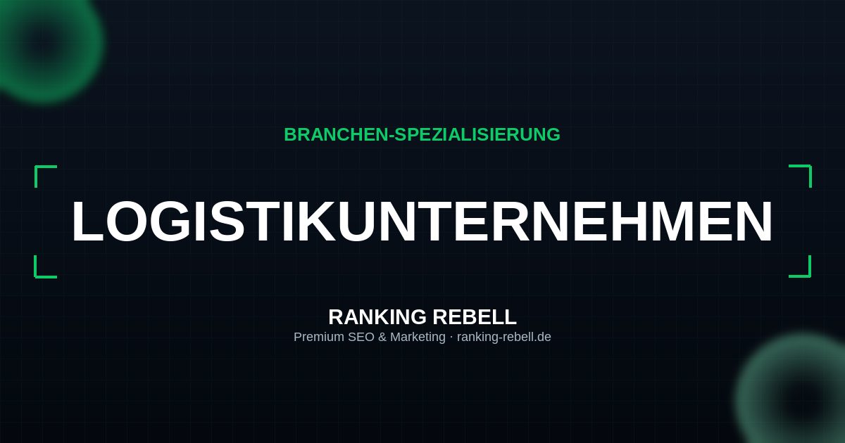Webdesign für Logistikunternehmen - Strategischer Partner