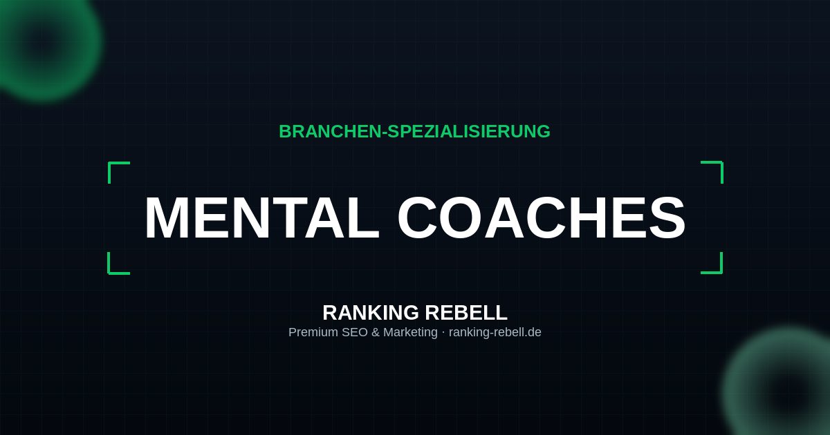 Webdesign für Mental Coaches - Strategischer Partner