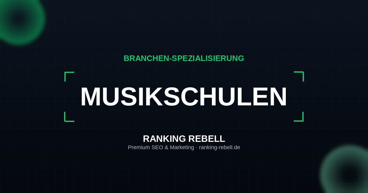 Webdesign für Musikschulen - Strategischer Partner
