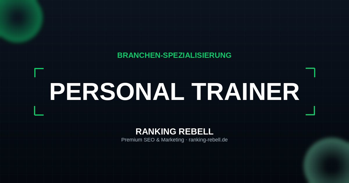 Google Ads für Personal Trainer - Strategischer Partner