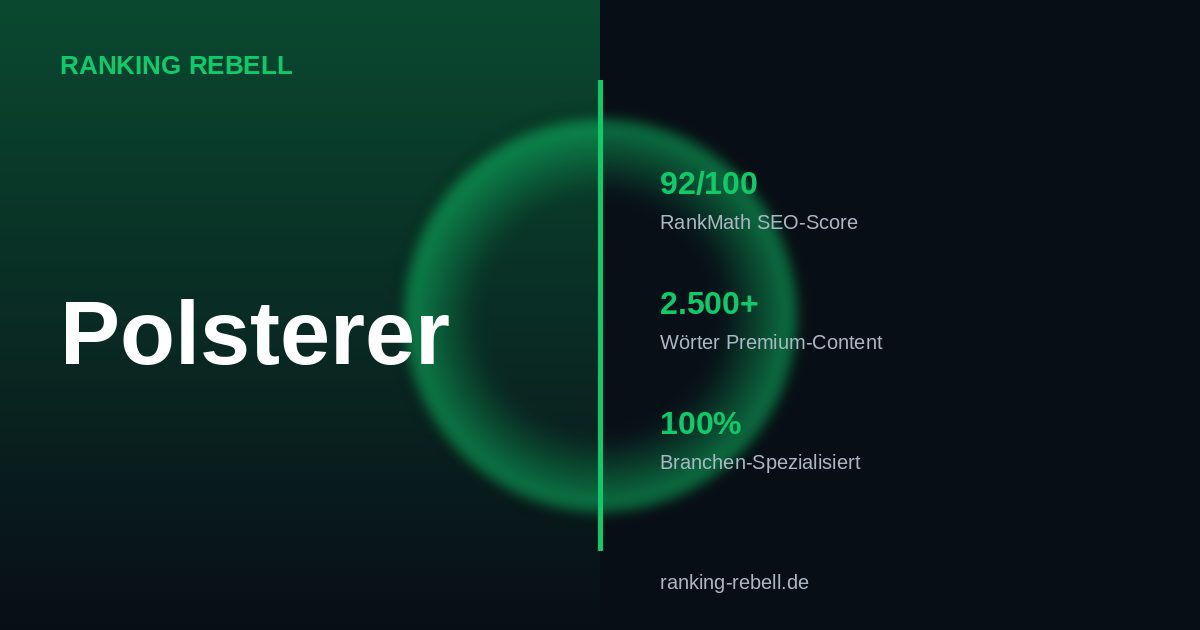 Social Media Marketing für Polsterer 2026 - Komplettlösung