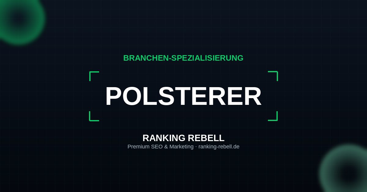 Social Media Marketing für Polsterer - Strategischer Partner