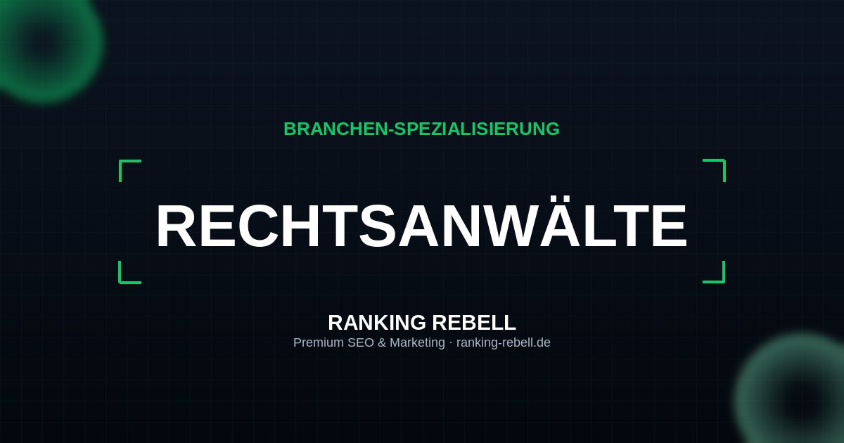 Google Ads für Rechtsanwälte - Strategischer Partner