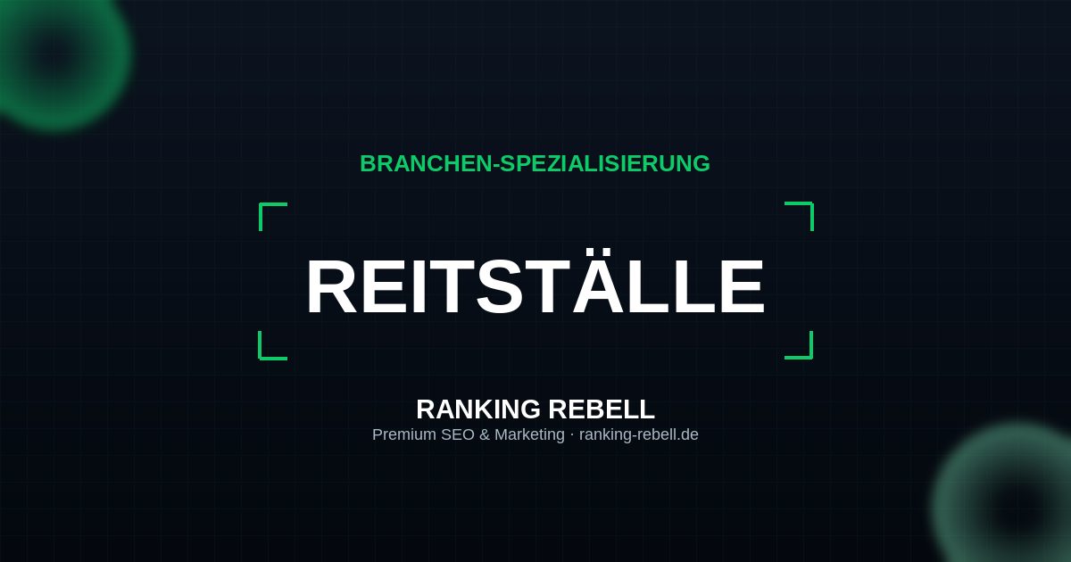Webdesign für Reitställe - Strategischer Partner