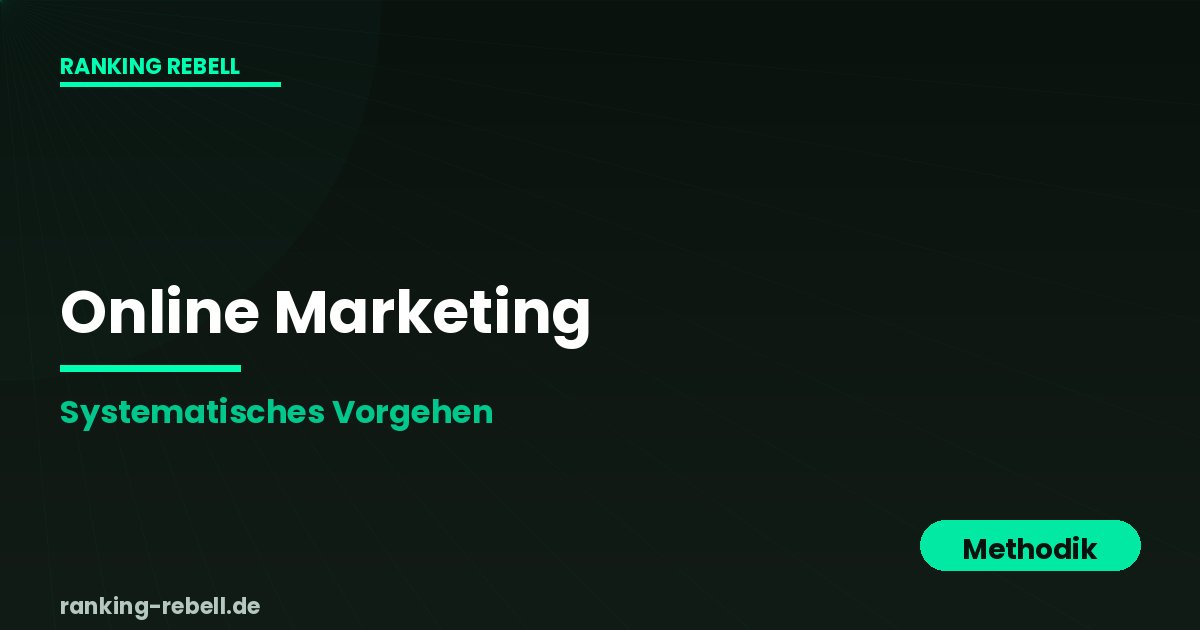 Online Marketing für Hautärzte - Methodisches Vorgehen