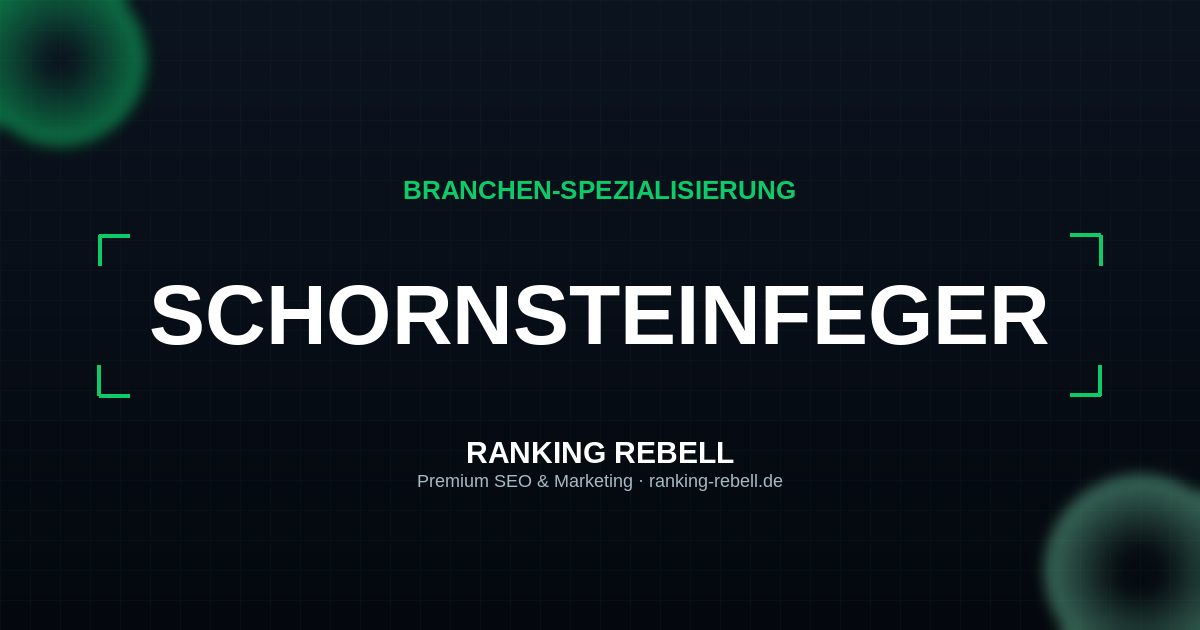 Webdesign für Schornsteinfeger - Strategischer Partner