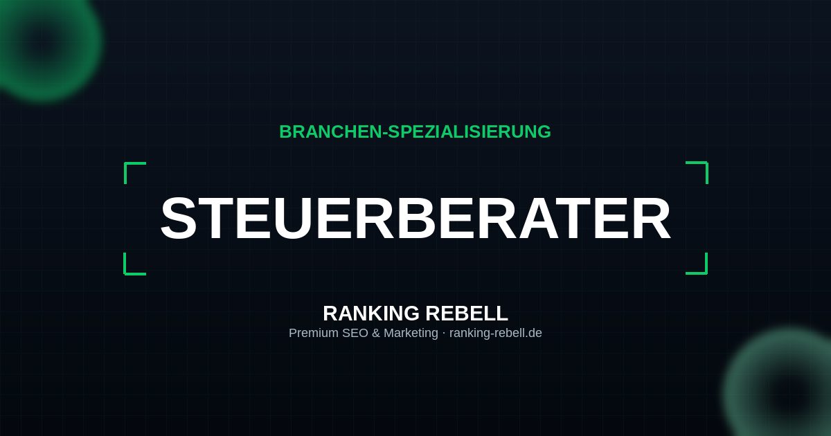 E-Commerce SEO für Steuerberater - Strategischer Partner