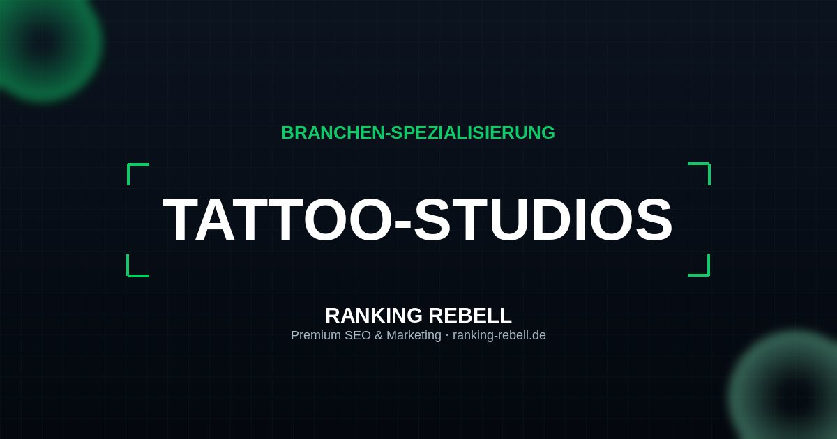 Google Ads für Tattoo-Studios
