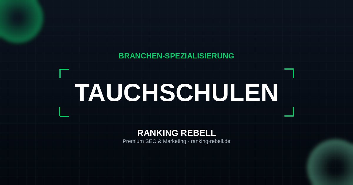 Webdesign für Tauchschulen - Strategischer Partner