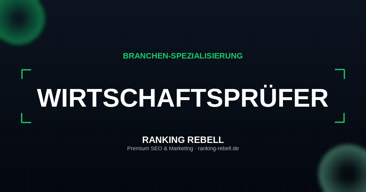 Webdesign für Wirtschaftsprüfer - Strategischer Partner